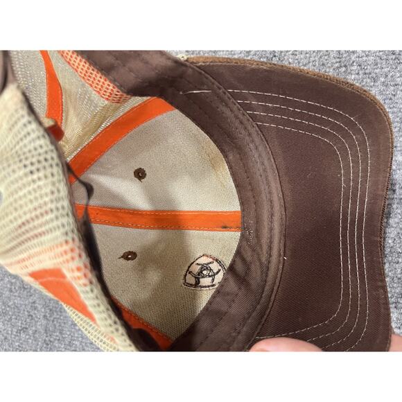 Ariat Snapback Trucker Hat One Size Adjustable Embroidered Mesh Back Y2K Work - Picture 8 of 9